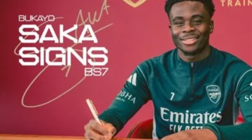 تجديد مهم.. ساكا يوقع عقده الجديد مع آرسنال